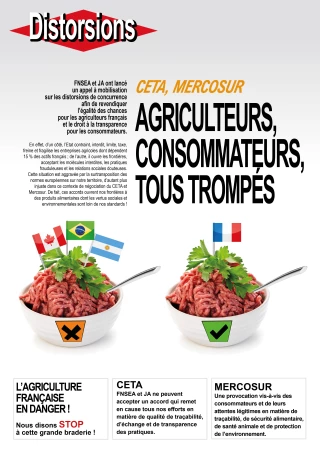 Plus que jamais le projet d’accord de libre-échange avec le Mercosur inquiète le monde agricole, notamment celui de l'élevage