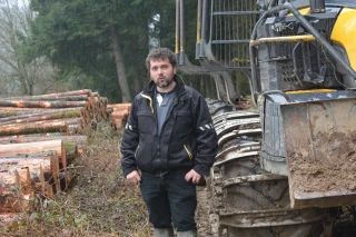 Rencontre avec Bertrand Brière, jeune entrepreneur forestier