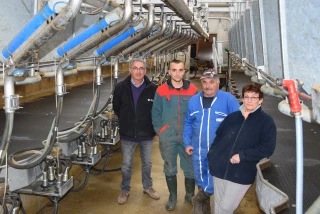 Le Gaec des Buissons à Baudrières s'est dôté d'un outil de travail fiable et économe