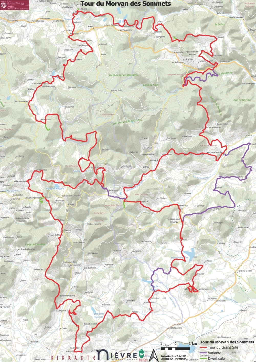 Le Tour du Morvan des Sommets un nouvel itinéraire de randonnée à la