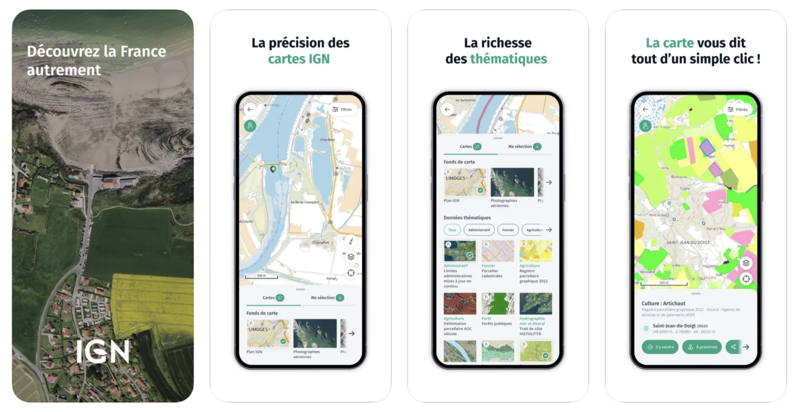 L’IGN Lance son Application Mobile Cartes: Une Alternative aux Géants Google Maps et Apple Plans