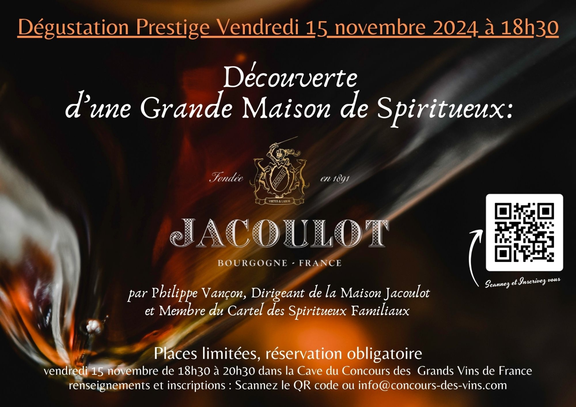 Une dégustation d'exception et de prestige avec la Maison Jacoulot