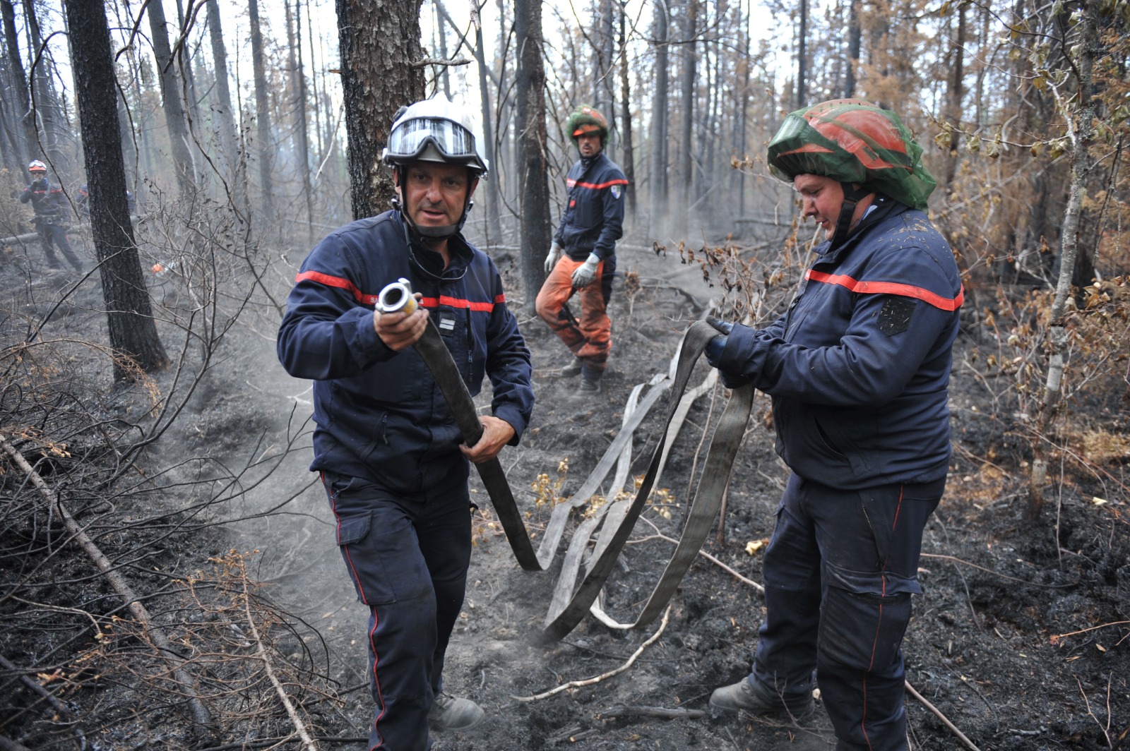 Un pompier saône-et-loirien est parti lutter contre les méga feux de forêt à Québec