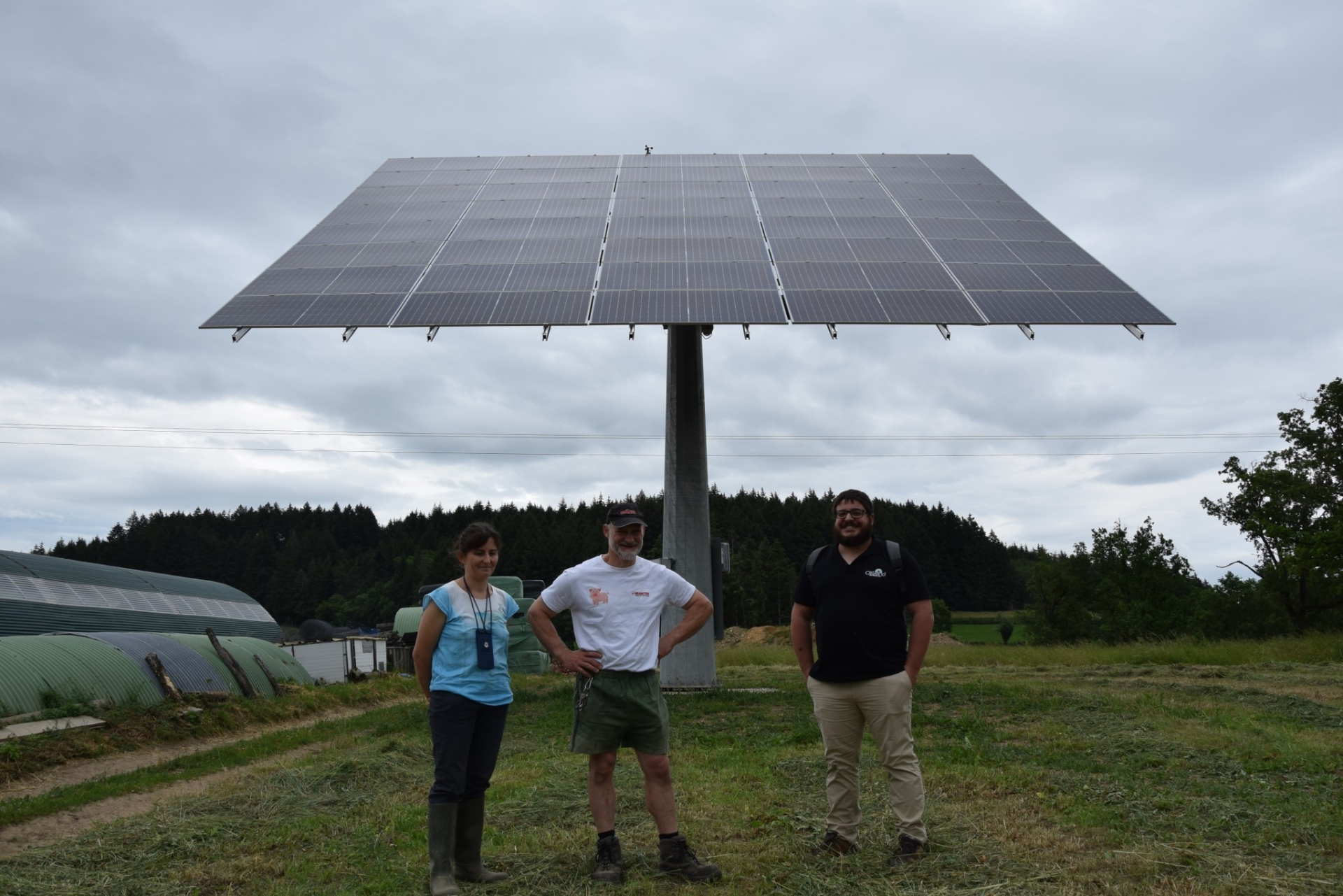 A Saint-Racho, un tracker solaire pour l'auto-consommation - Agri